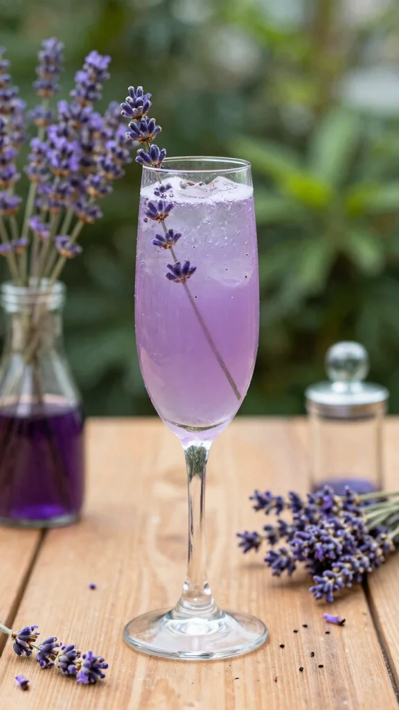 12 French 75 Cocktail Recipes for Brunch, Parties, and Celebrations - 2. Lavender French 75 1