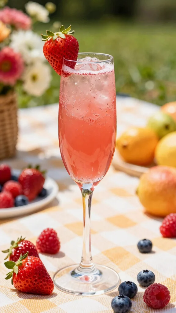 12 French 75 Cocktail Recipes for Brunch, Parties, and Celebrations - 3. Berry-Infused French 75 1