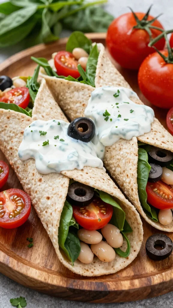 12 Mediterranean Bean Salad Recipes for Healthy Make-Ahead Meals - 12. Mediterranean Bean Salad Wrap 1