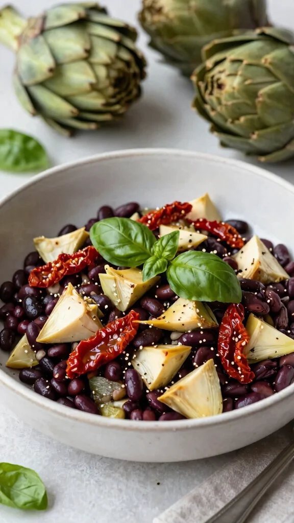 12 Mediterranean Bean Salad Recipes for Healthy Make-Ahead Meals - 9. Artichoke and Bean Salad 1