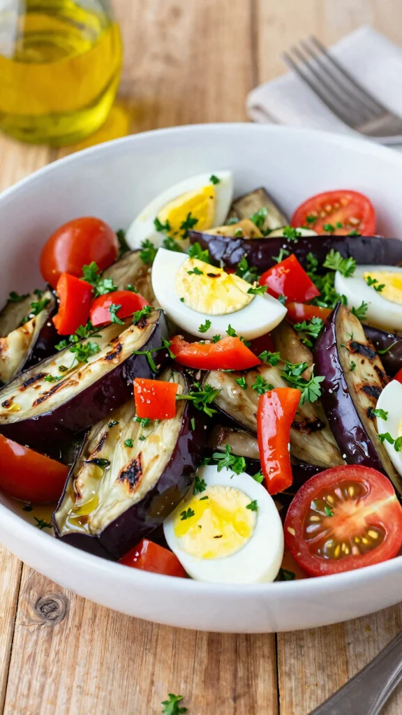 12 Mediterranean Eggplant Recipes for Bold, Savory, Veggie-Packed Dishes - 8. Mediterranean Eggplant Salad 1