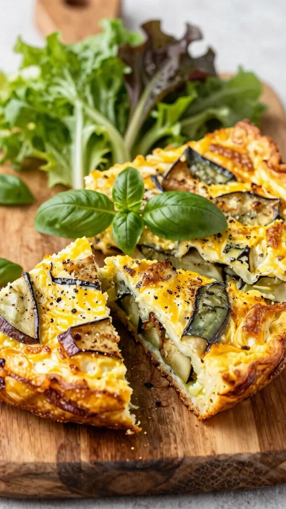 12 Mediterranean Eggplant Recipes for Bold, Savory, Veggie-Packed Dishes - 9. Eggplant Frittata: A Brunch Delight 1