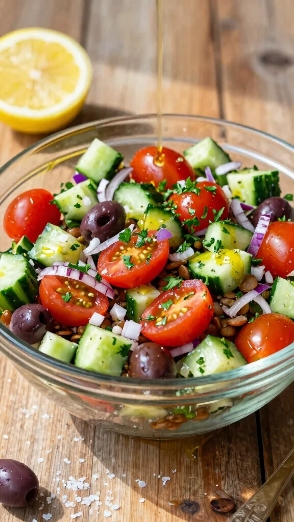 12 Mediterranean Lentil Salad Recipes for Healthy, Flavorful Meal Prep - 1. Classic Mediterranean Lentil Salad 1