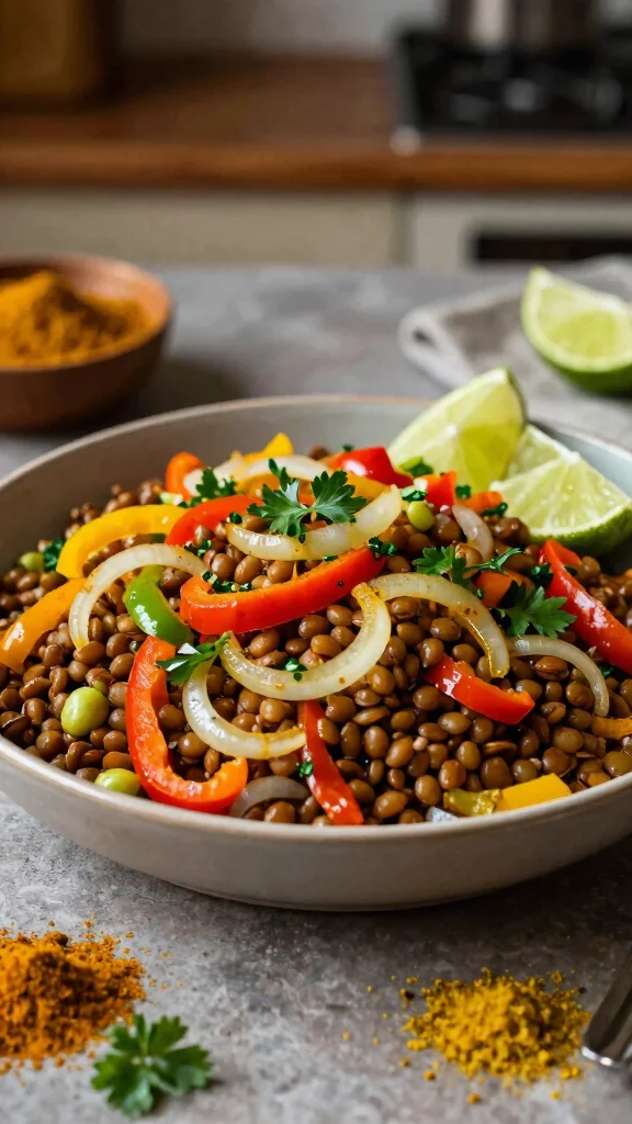 12 Mediterranean Lentil Salad Recipes for Healthy, Flavorful Meal Prep - 10. Curried Lentil Salad 1