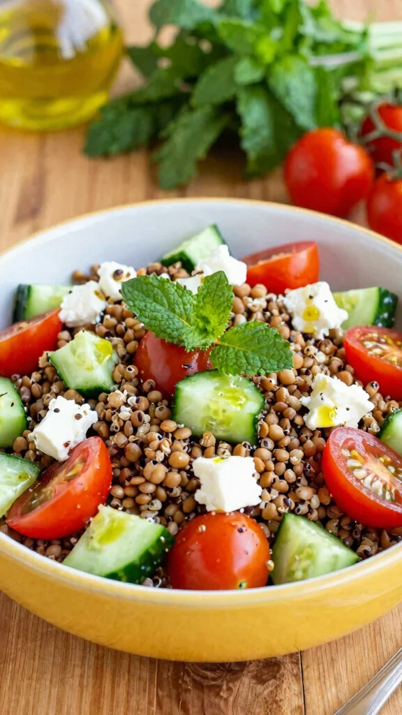 12 Mediterranean Lentil Salad Recipes for Healthy, Flavorful Meal Prep - 3. Mediterranean Quinoa-Lentil Salad 1