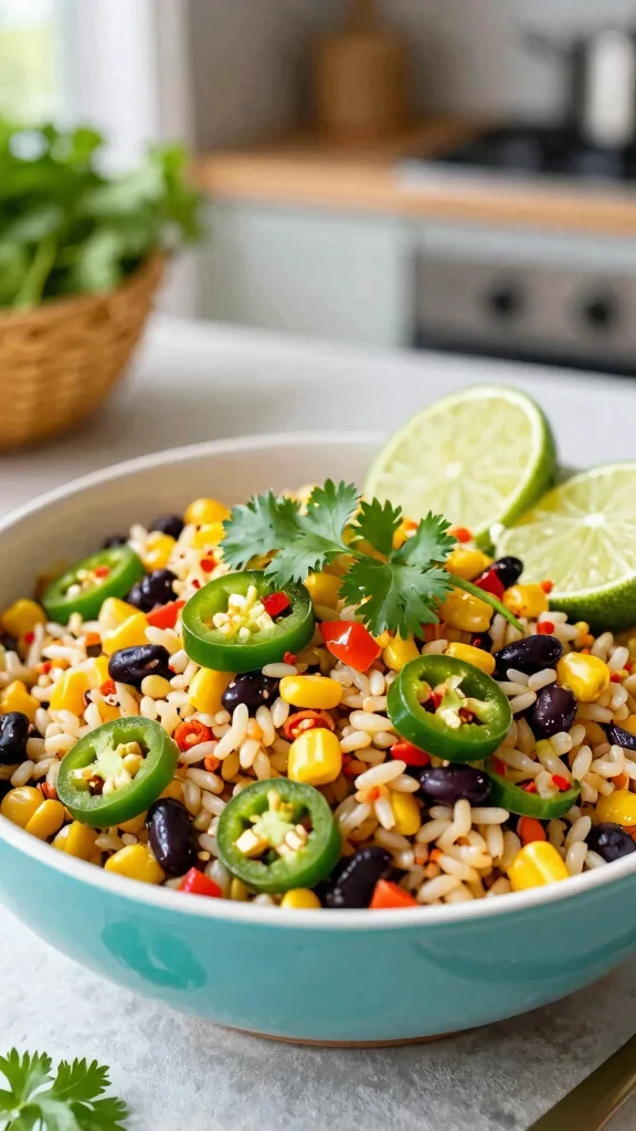 12 Mediterranean Orzo Salad Recipes for Bright, Easy Lunches and Sides - 10. Spicy Orzo Salad with Jalapeños 1