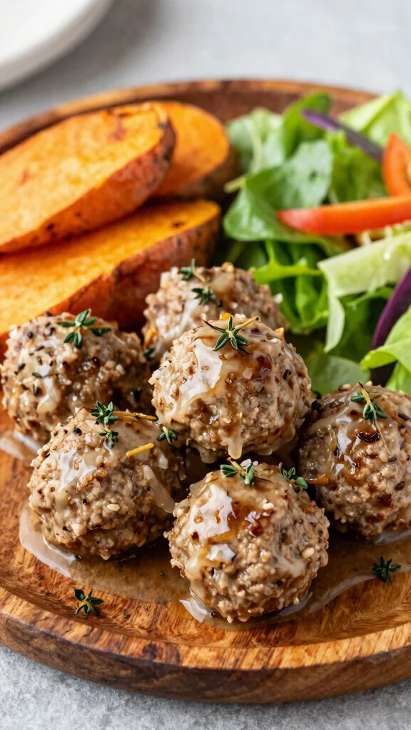 12 Mediterranean Turkey Meatball Recipes for Healthy, Family-Friendly Dinners - 11. Apple Cider Vinegar Turkey Meatballs 1