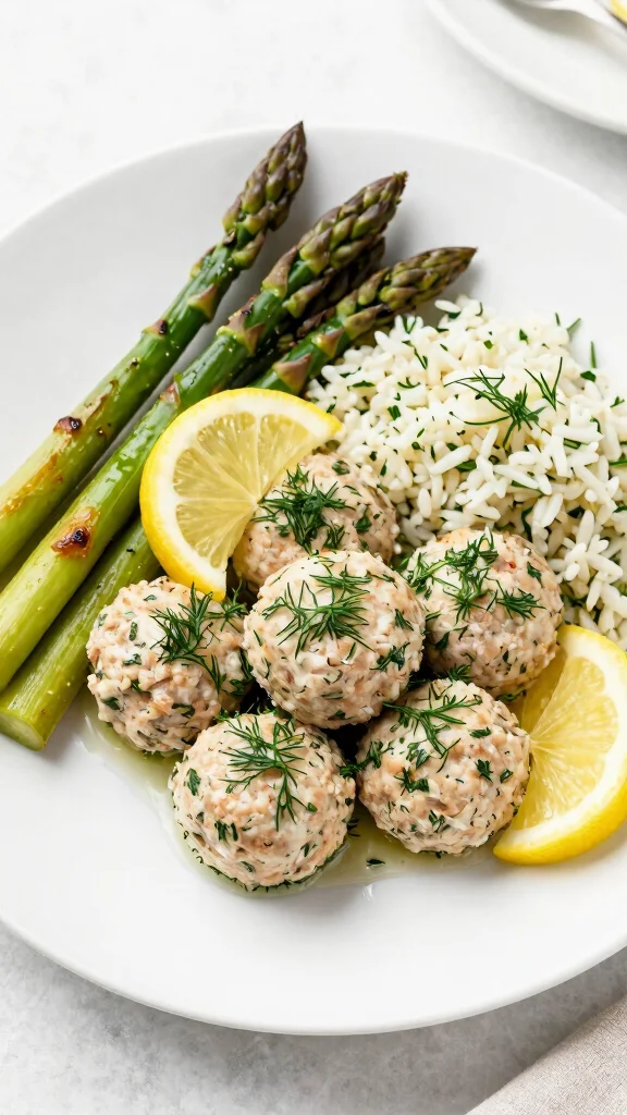 12 Mediterranean Turkey Meatball Recipes for Healthy, Family-Friendly Dinners - 7. Lemon-Dill Turkey Meatballs 1