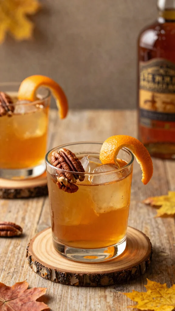 12 Old Fashioned for a Crowd Ideas for Parties and Gatherings - 3. Maple Pecan Old Fashioned 1