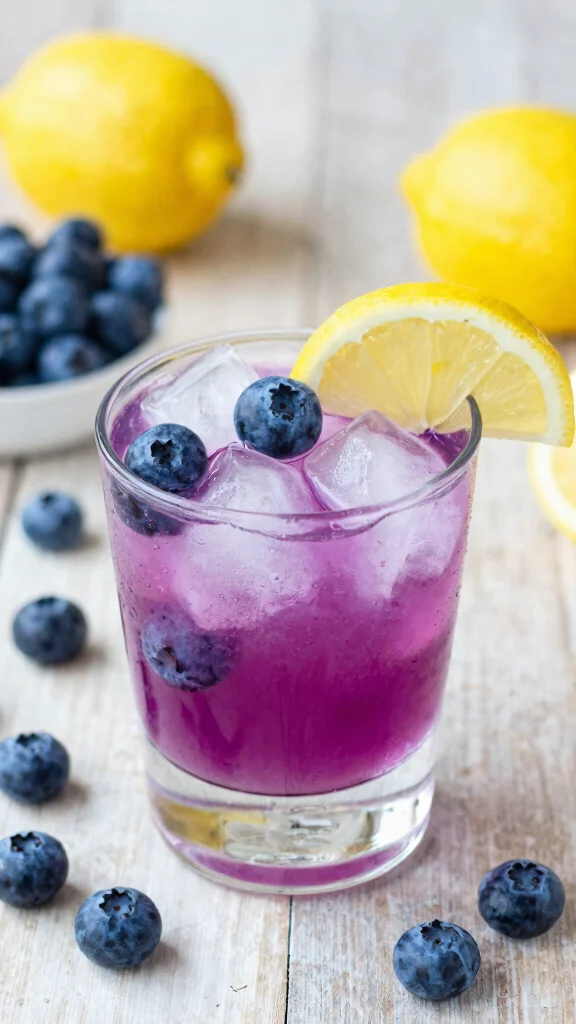12 St-Germain and Gin Cocktail Recipes for Light, Floral Drinks - 10. Blueberry Elderflower Gin Smash 1