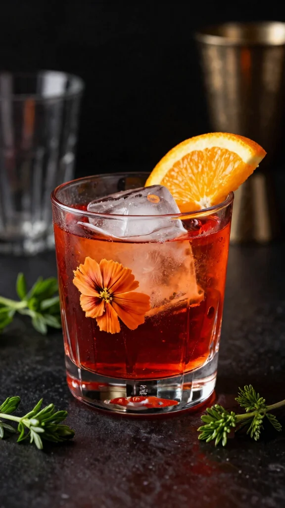 12 St-Germain and Gin Cocktail Recipes for Light, Floral Drinks - 3. Floral Negroni 1
