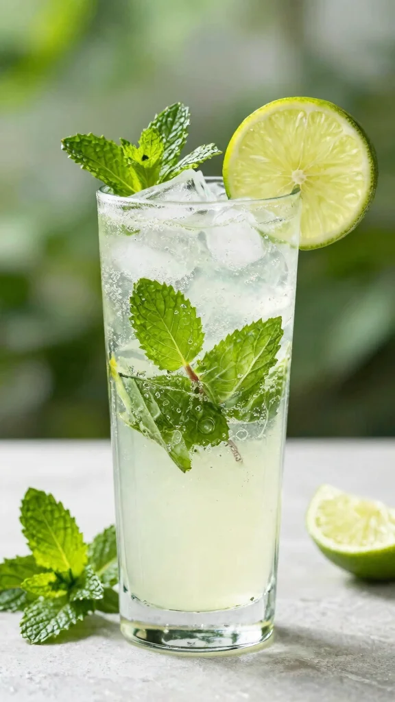 12 St-Germain and Gin Cocktail Recipes for Light, Floral Drinks - 9. Elderflower Mojito 1