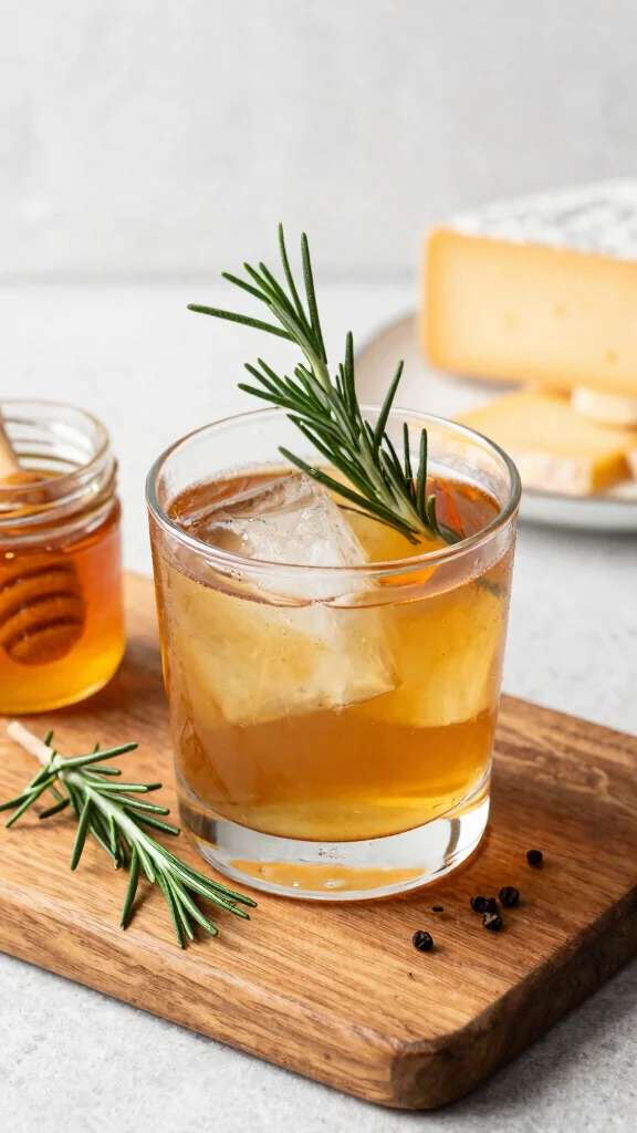 13 Bourbon Old Fashioned Recipes for a Smooth, Classic Sip - 13. Rosemary Honey Bourbon Old Fashioned 1