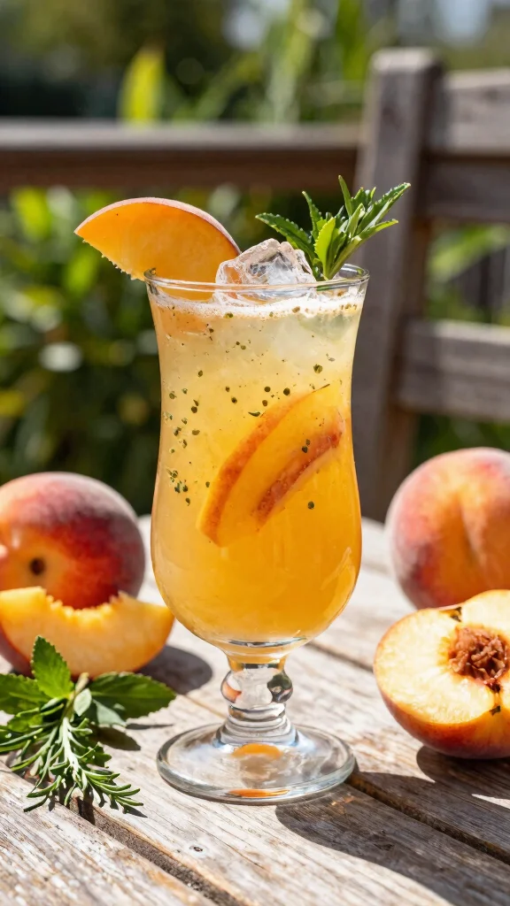 13 Crown Peach Cocktail Recipes for Smooth, Fruity Drinks - 11. Crown Peach Whiskey Smash 1