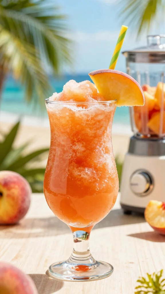 13 Crown Peach Cocktail Recipes for Smooth, Fruity Drinks - 5. Crown Peach Daiquiri 1
