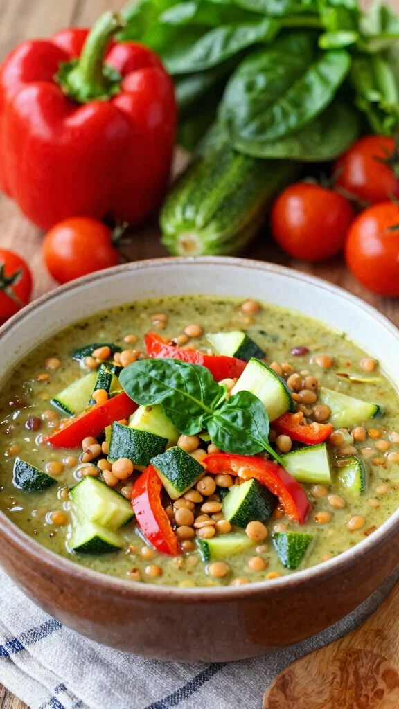 13 Mediterranean Lentil Soup Recipes for Hearty, Nourishing Bowls - 4. Mediterranean Vegetable and Lentil Soup 1