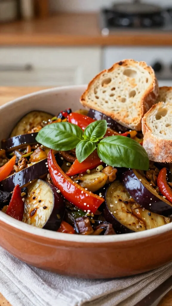 13 Mediterranean Vegan Recipes for Simple and Satisfying Plant-Based Meals - 5. Eggplant Caponata 1