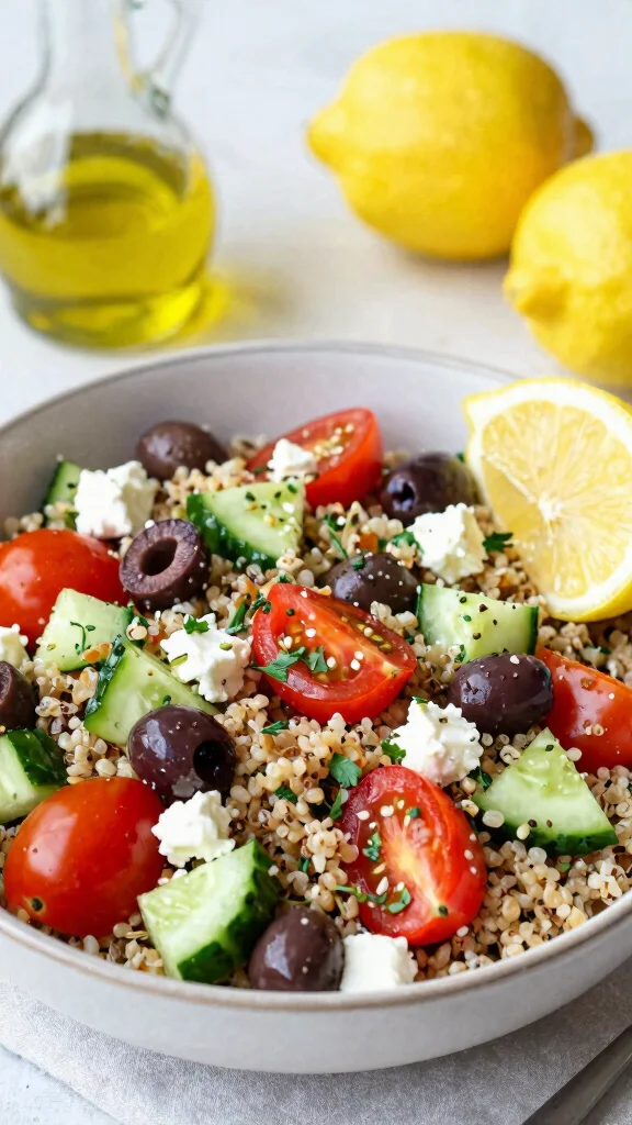 14 Mediterranean Vegetarian Recipes for Fresh, Flavorful Everyday Meals - 2. Mediterranean Quinoa Salad 1