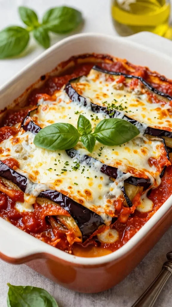 14 Mediterranean Vegetarian Recipes for Fresh, Flavorful Everyday Meals - 4. Eggplant Parmesan 1