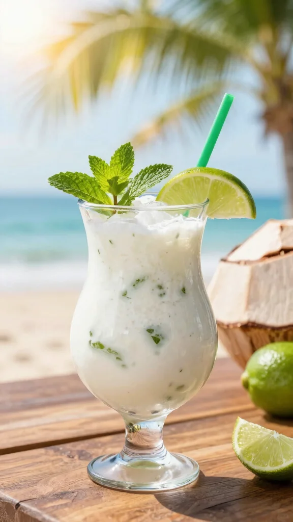 15 Cocktail Recipes for Party That Are Easy to Serve a Crowd - 11. Coconut Mojito 1