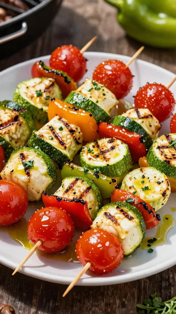 15 Mediterranean Zucchini Recipes for Easy, Fresh, and Healthy Meals - 9. Grilled Zucchini Skewers 1