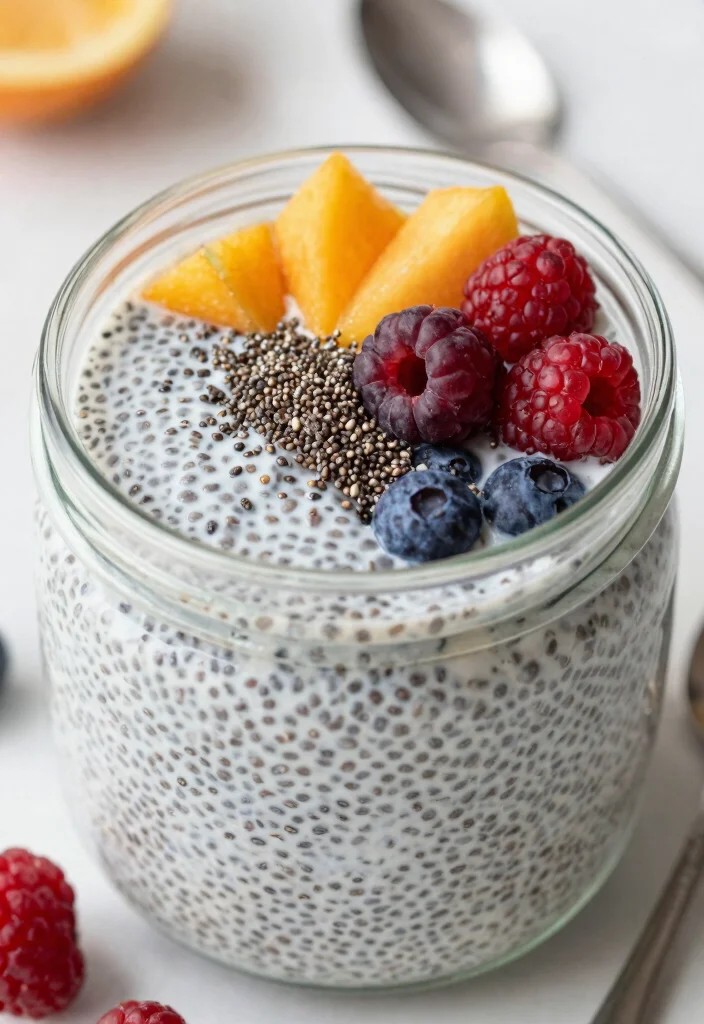 10 Easy Healthy Vegan Snacks Portable Nutritious and Totally Satisfying - 8. Chia Seed Pudding 1