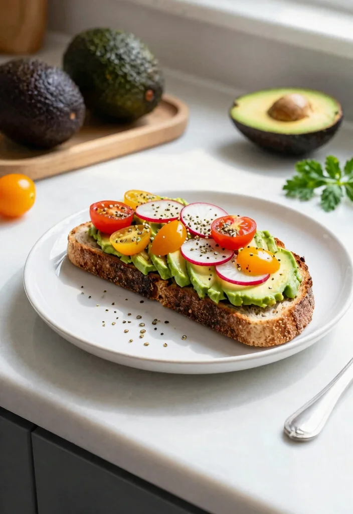 10 Easy Vegan Breakfast Ideas: Quick, Filling, and Nutritious - 3. Avocado Toast: The Ultimate Canvas 1
