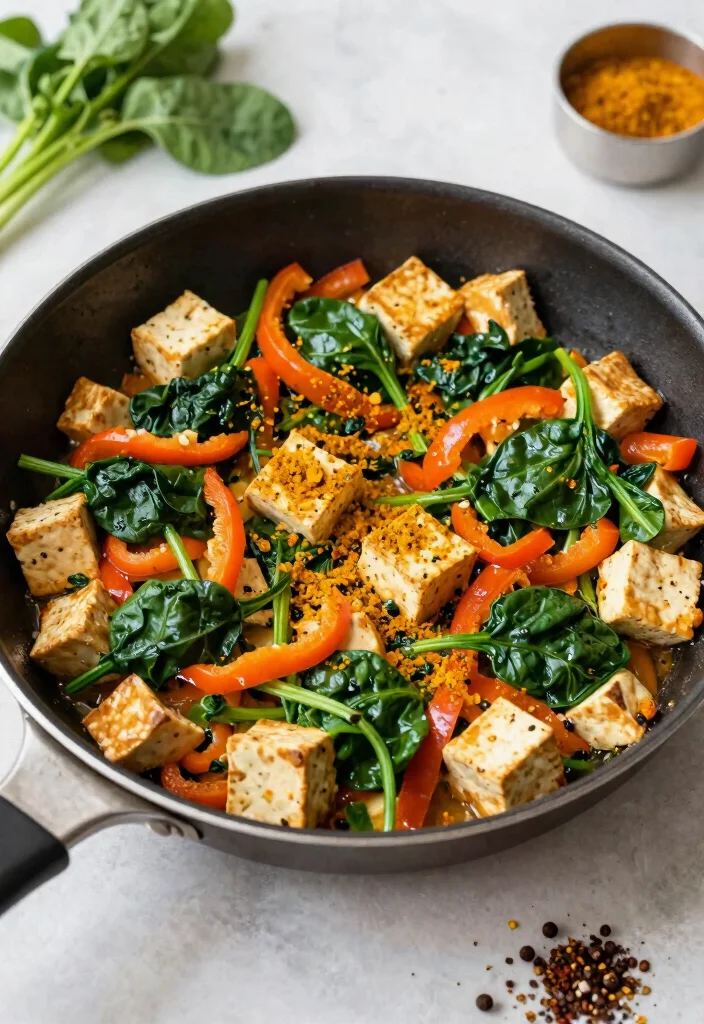 10 Easy Vegan Breakfast Ideas: Quick, Filling, and Nutritious - 4. Tofu Scramble: Hearty and Flavorful 1