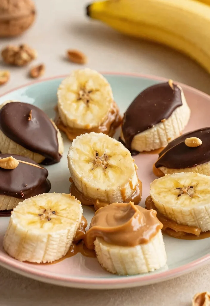 10 Easy Vegan Desserts Recipes Anyone Can Make at Home - 3. Peanut Butter Banana Bites 1