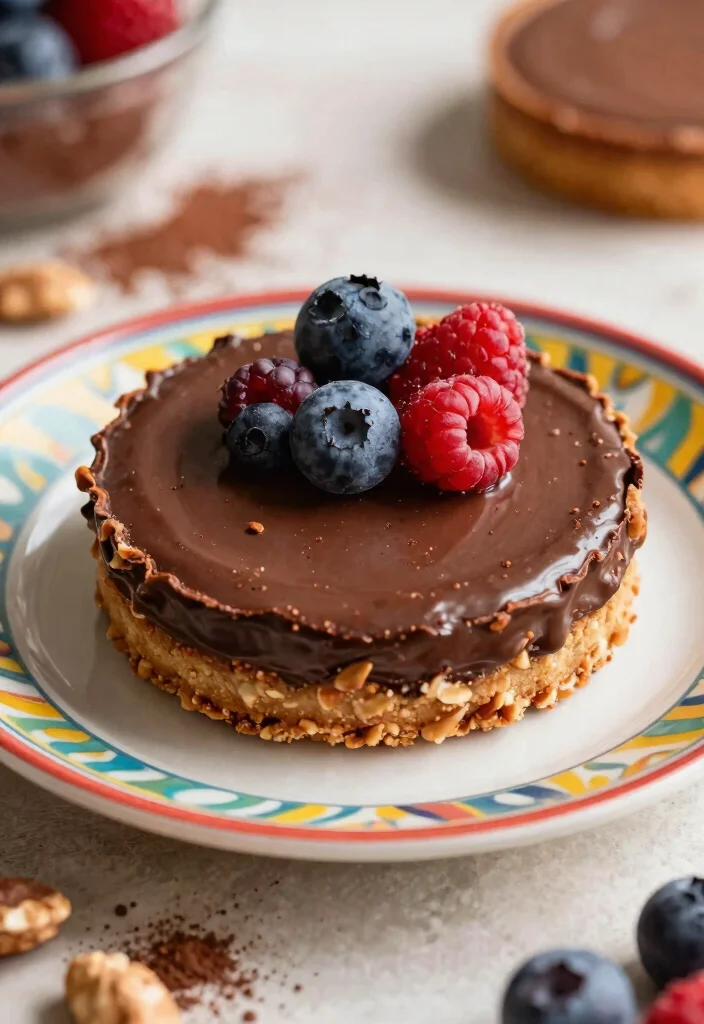 10 Easy Vegan Desserts Recipes Anyone Can Make at Home - 9. Raw Vegan Chocolate Tart 1