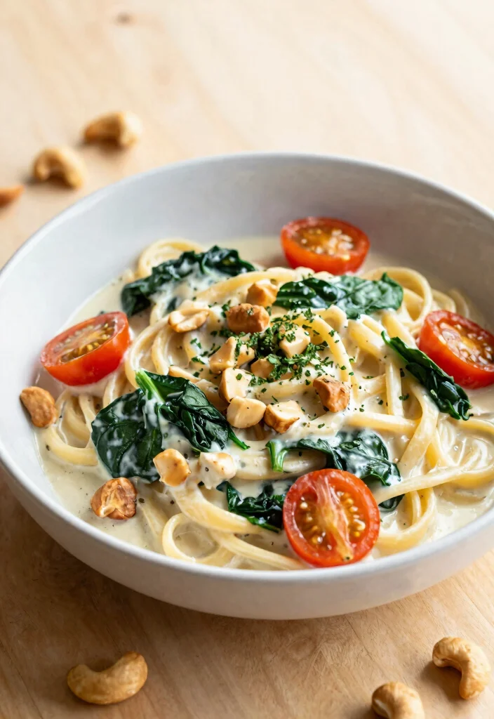 10 Easy Vegan Dinner Recipes the Whole Family Will Love - 2. Creamy Vegan Pasta 1