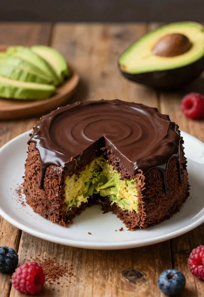 10 Rich Vegan Chocolate Cake Recipes Fudgy Decadent and Egg Free - 1. Decadent Chocolate Avocado Cake 1