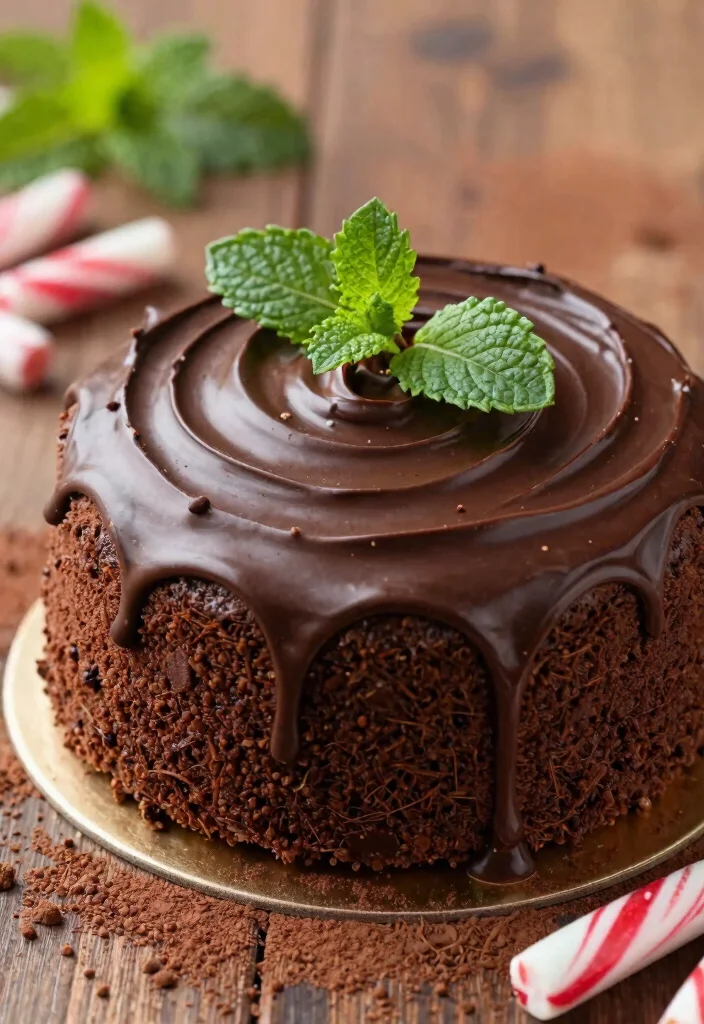 10 Rich Vegan Chocolate Cake Recipes Fudgy Decadent and Egg Free - 10. Chocolate Mint Cake 1