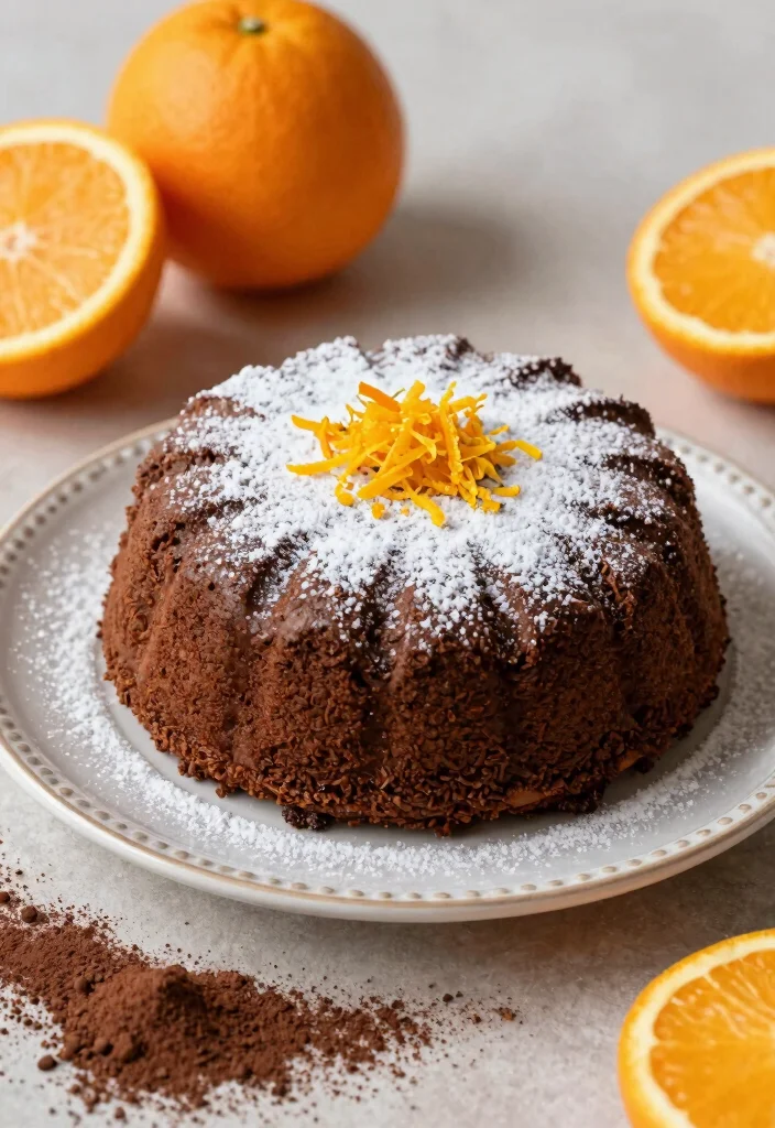10 Rich Vegan Chocolate Cake Recipes Fudgy Decadent and Egg Free - 8. Fluffy Chocolate Orange Cake 1