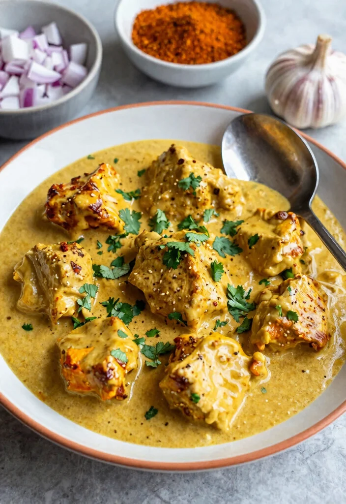 7 Creamy Vegan Butter Chicken Recipes Rich Saucy and Totally Irresistible - 1. Classic Creamy Vegan Butter Chicken 1