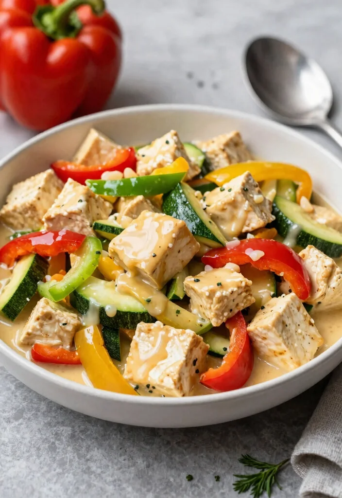 7 Creamy Vegan Butter Chicken Recipes Rich Saucy and Totally Irresistible - 3. Tofu Butter Chicken Stir Fry 1
