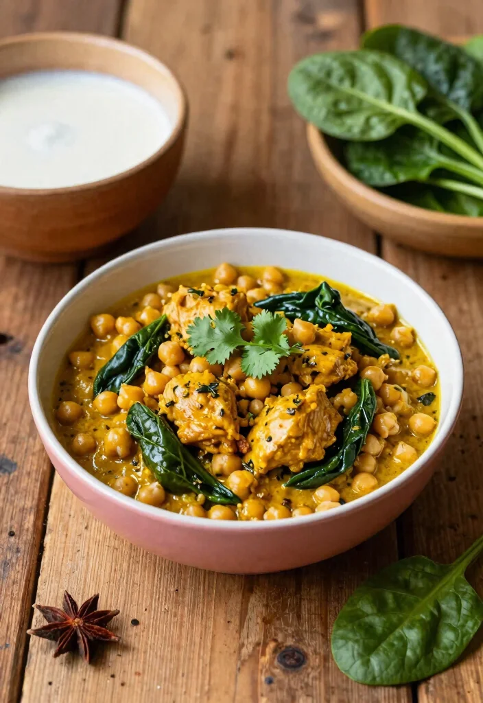7 Creamy Vegan Butter Chicken Recipes Rich Saucy and Totally Irresistible - 5. Chickpea & Spinach Butter Chicken Curry 1