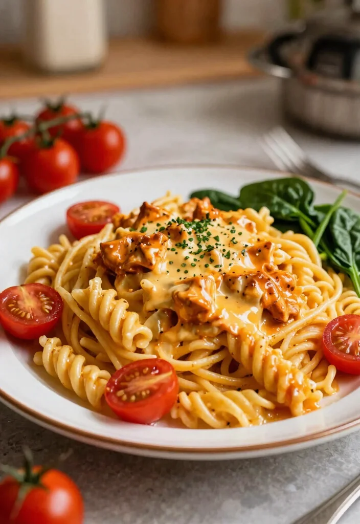 7 Creamy Vegan Butter Chicken Recipes Rich Saucy and Totally Irresistible - 6. Vegan Butter Chicken Pasta 1