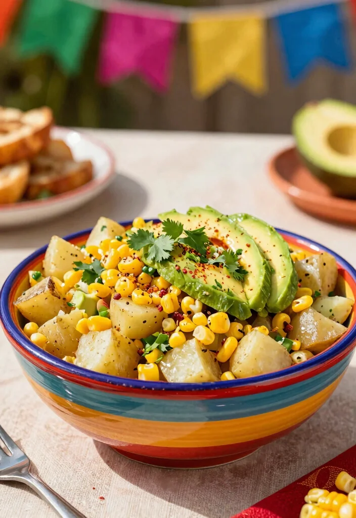 7 Creamy Vegan Potato Salad Recipes Perfect for Picnics and Cookouts - 5. Mexican Street Corn Potato Salad 1