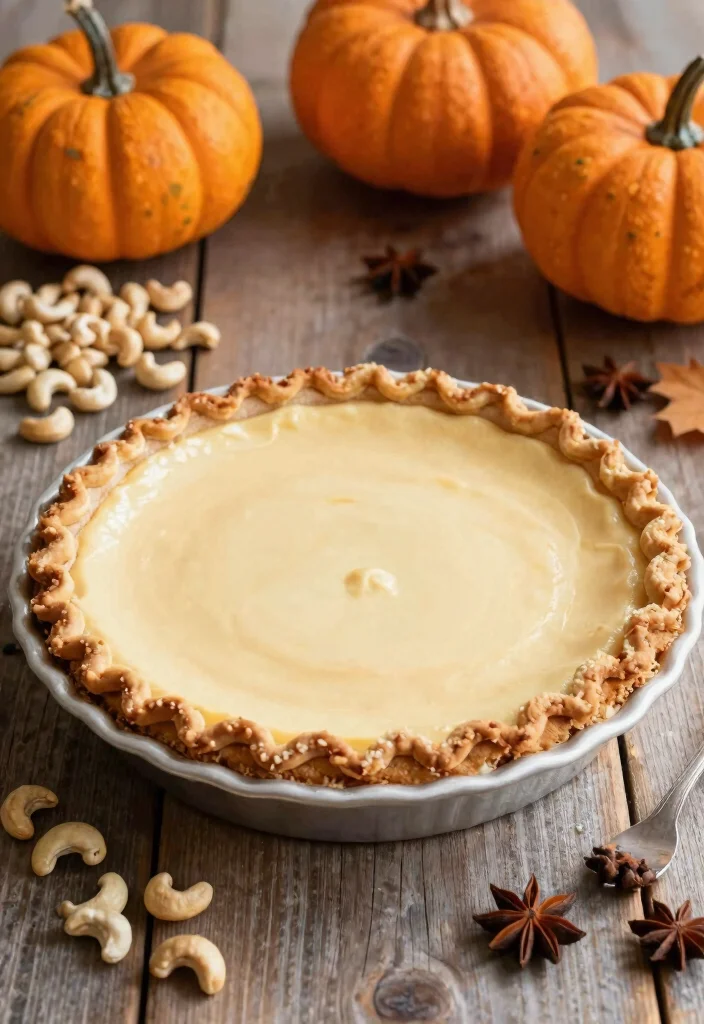 7 Creamy Vegan Pumpkin Pie Recipes Perfect for Thanksgiving - 4. Vegan Pumpkin Cheesecake Pie 1