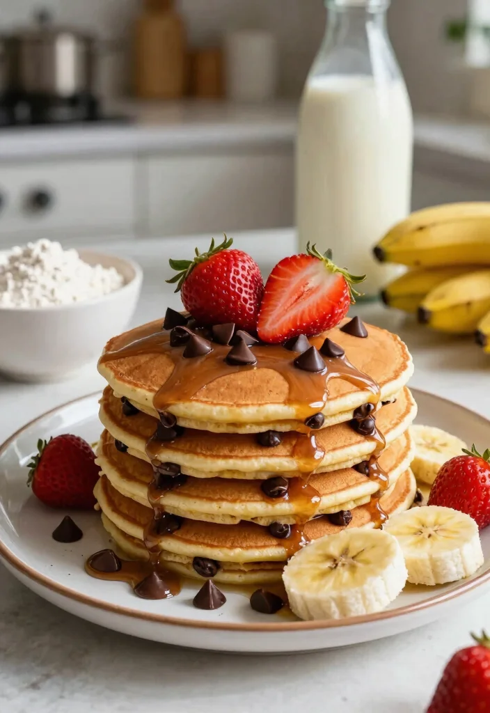 7 Easy Vegan Banana Pancakes Recipes Naturally Sweet and Fluffy - 2. Chocolate Chip Vegan Banana Pancakes 1