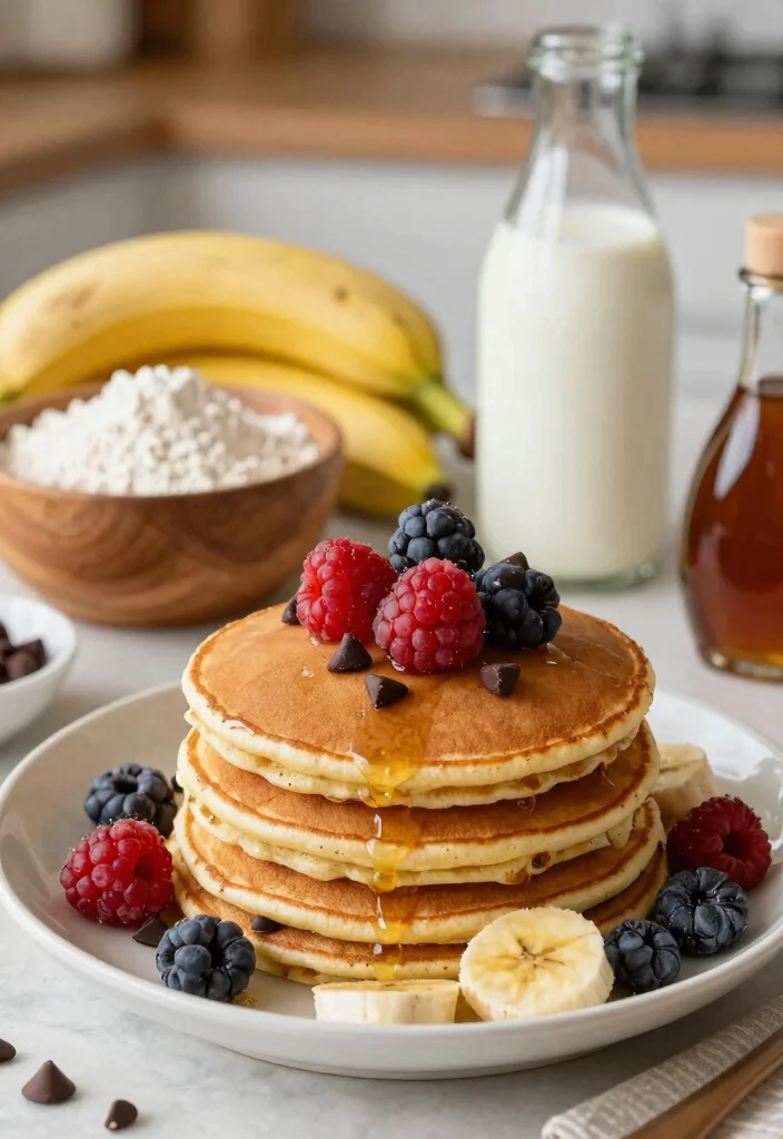 7 Easy Vegan Banana Pancakes Recipes Naturally Sweet and Fluffy - 3. Peanut Butter Banana Pancakes 1