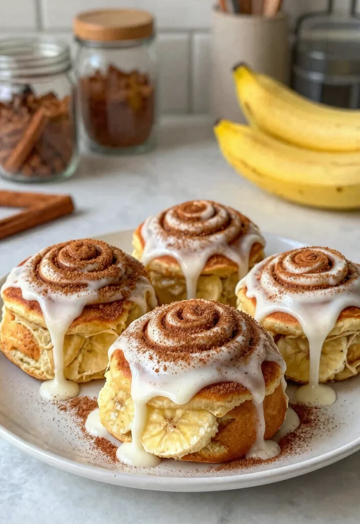 7 Easy Vegan Banana Pancakes Recipes Naturally Sweet and Fluffy - 4. Cinnamon Roll Vegan Banana Pancakes 1
