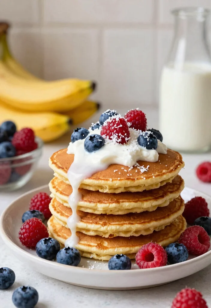7 Easy Vegan Banana Pancakes Recipes Naturally Sweet and Fluffy - 5. Berry Bliss Vegan Banana Pancakes 1