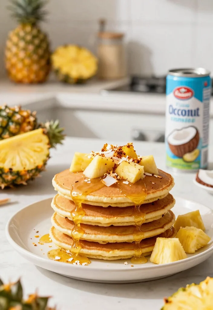 7 Easy Vegan Banana Pancakes Recipes Naturally Sweet and Fluffy - 6. Tropical Vegan Banana Pancakes 1