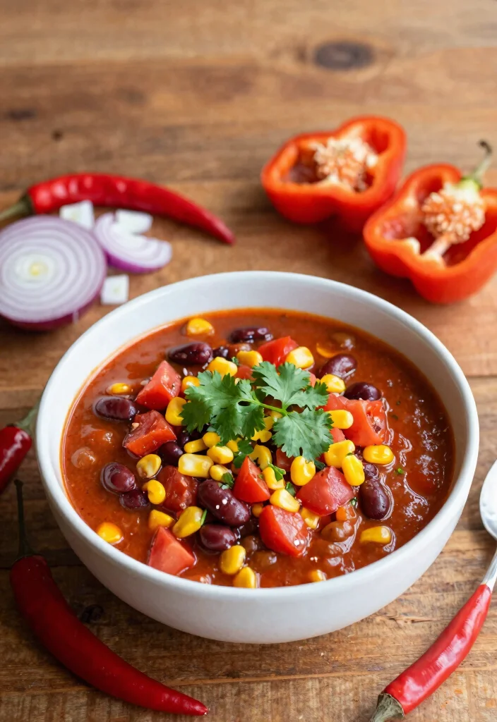 7 Simple Vegan Meal Plans for Beginners Easy Balanced and Delicious - 6. Vegan Chili 1