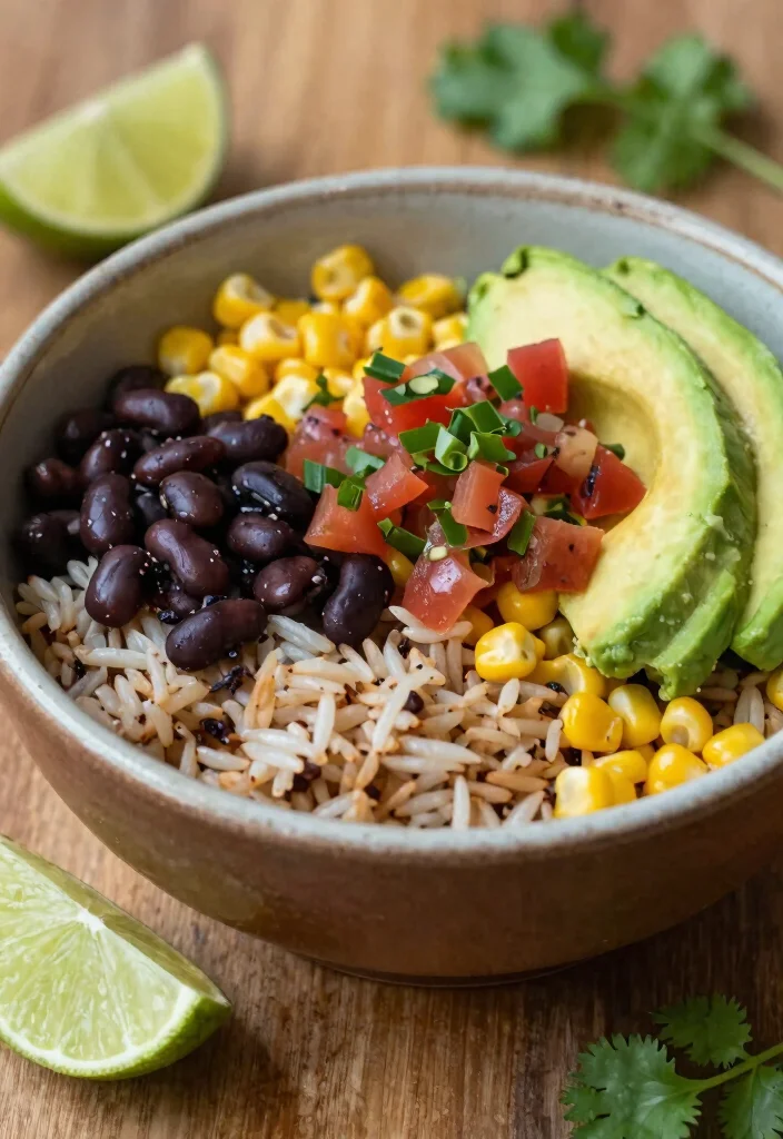 8 Easy Vegan Burrito Bowl Recipes Fresh Filling and Meal Prep Friendly - 1. Classic Vegan Burrito Bowl 1