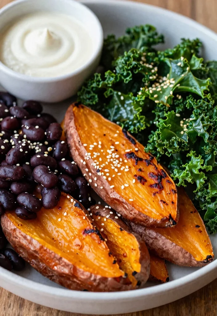 8 Easy Vegan Burrito Bowl Recipes Fresh Filling and Meal Prep Friendly - 3. Southwest Sweet Potato Bowl 1
