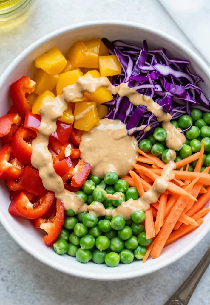 8 Easy Vegan Burrito Bowl Recipes Fresh Filling and Meal Prep Friendly - 7. Rainbow Veggie Bowl 1