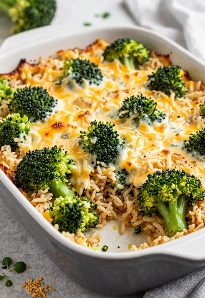 8 Easy Vegan Casserole Recipes: Hearty, Comforting, and One Pan Meals - 1. Cheesy Vegan Broccoli and Rice Casserole 1
